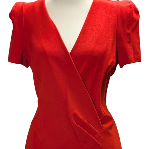 NWT French Connection Vibrant Red Dress - Picture 5 of 10